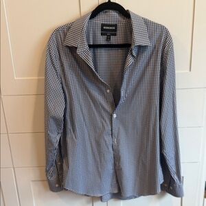 Bonobos Men's Navy and White Gingham Everyday Shirt